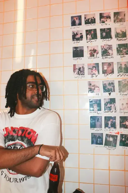 B60 Burgers polaroid wall Dubai